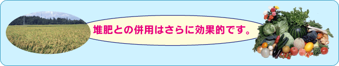 アヅミンで腐植酸が簡単に補給できます。説明図